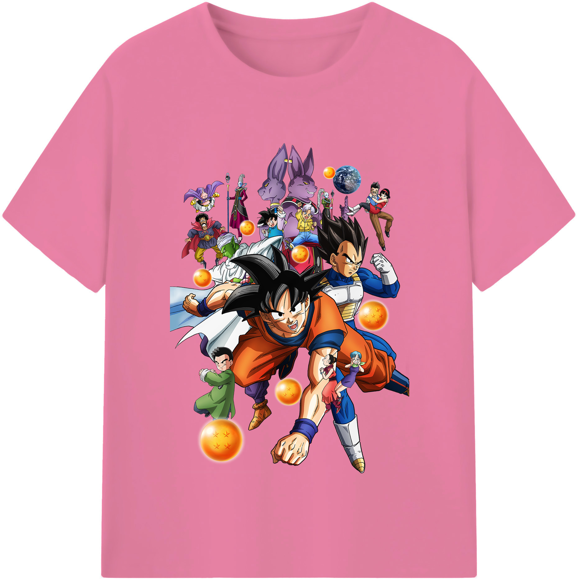 （画像用） ドラゴンボール DRAGON BALL 綿100％半袖Tシャツ（フロントプリント）